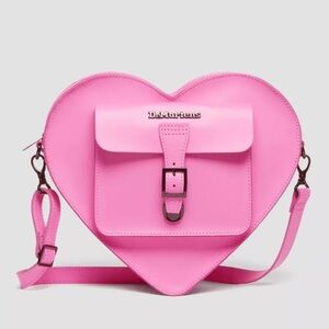 Dr. Martens Pink Heart Crossbody Bag